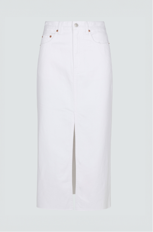 Alice Midi Skirt - White
            
              Sale